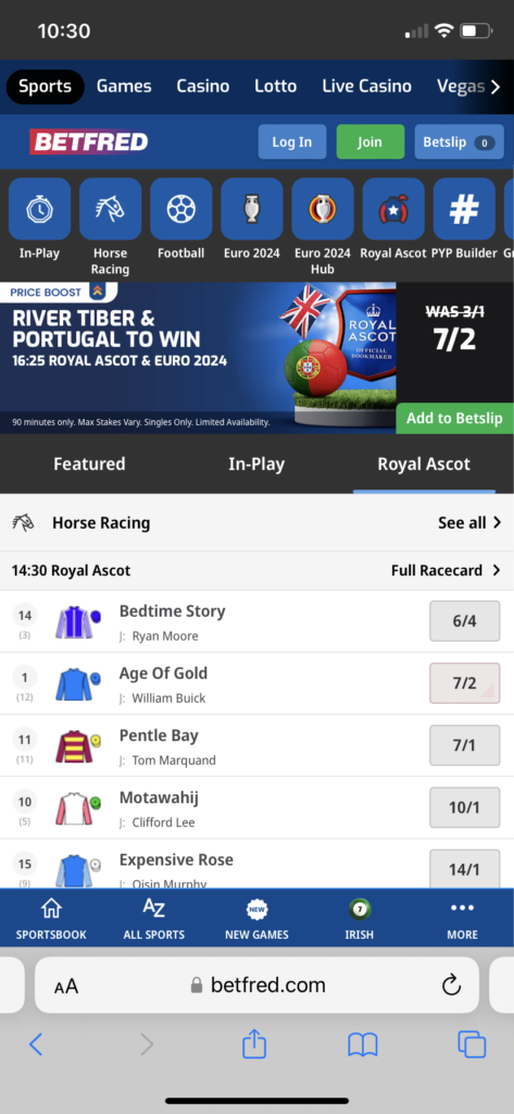 Betfred mobile betting